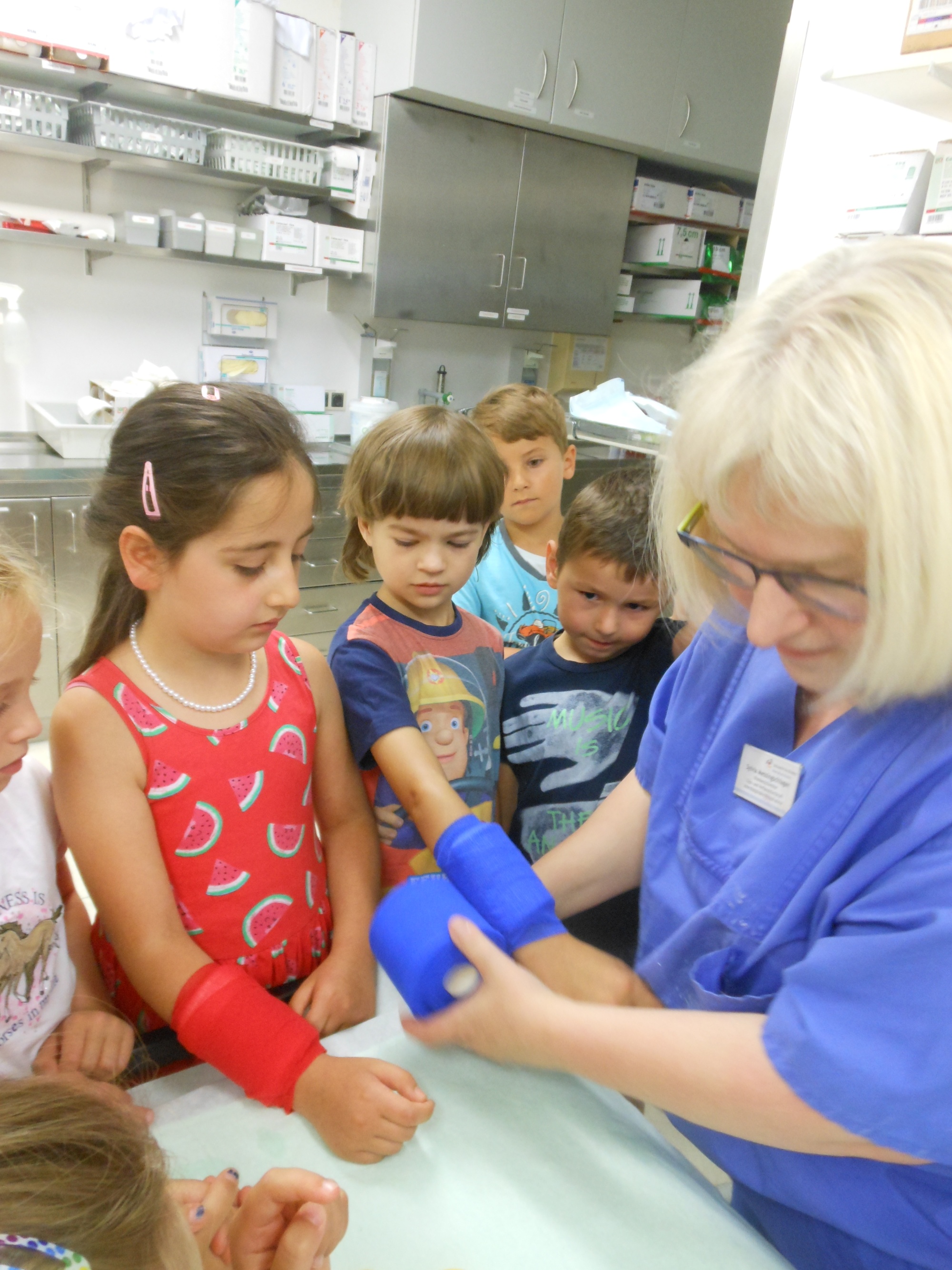 Berufe schnuppern mit den Vorschulkindern