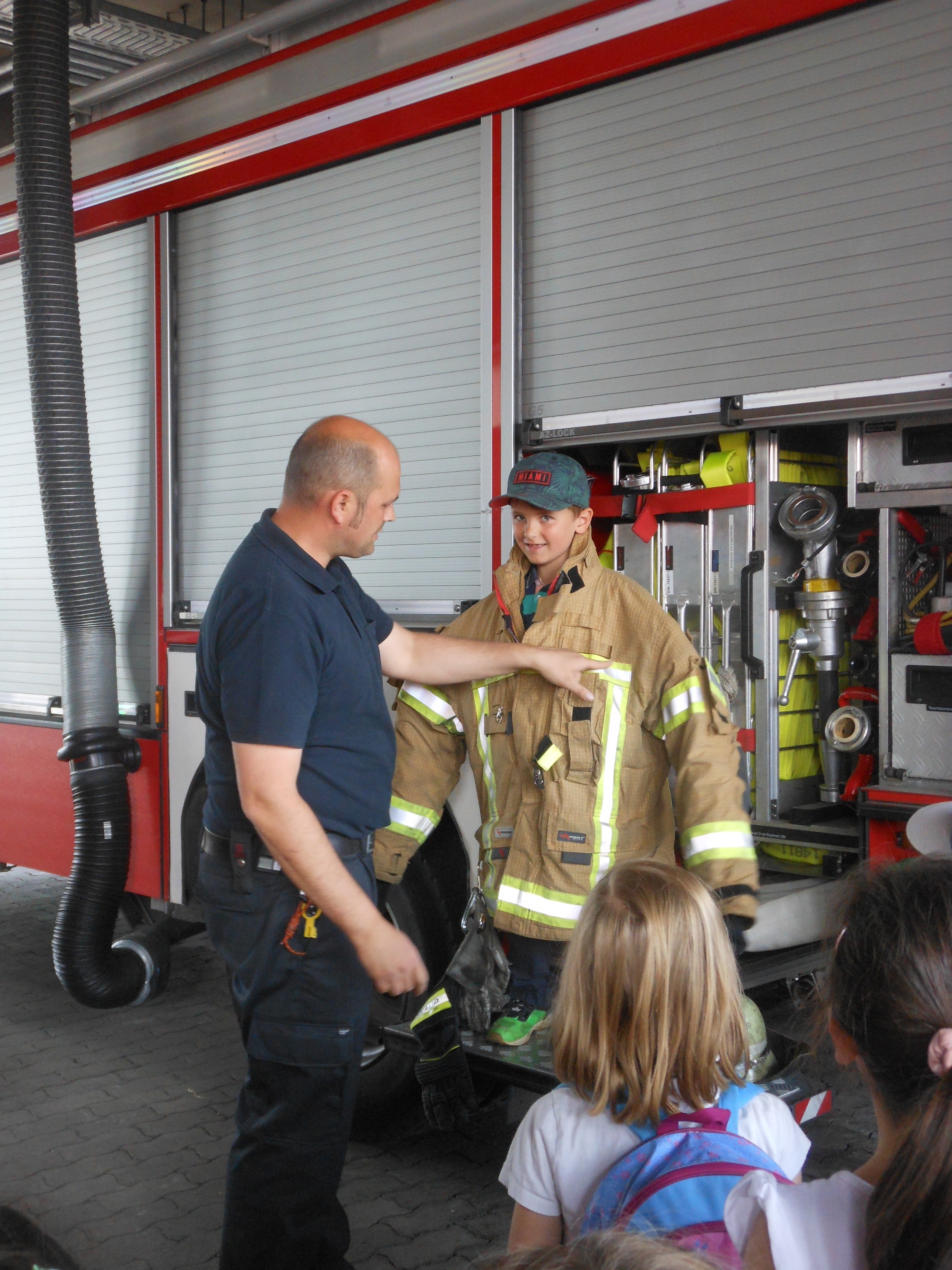 Besuch der Feuerwehr Bamberg