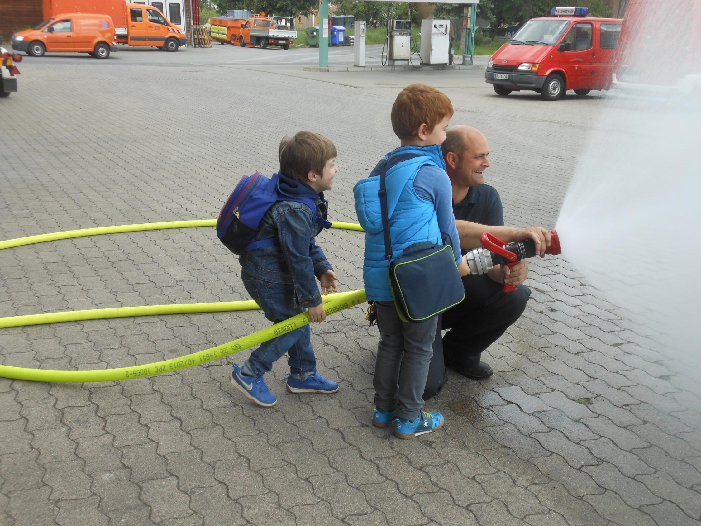 Besuch der Feuerwehr Bamberg