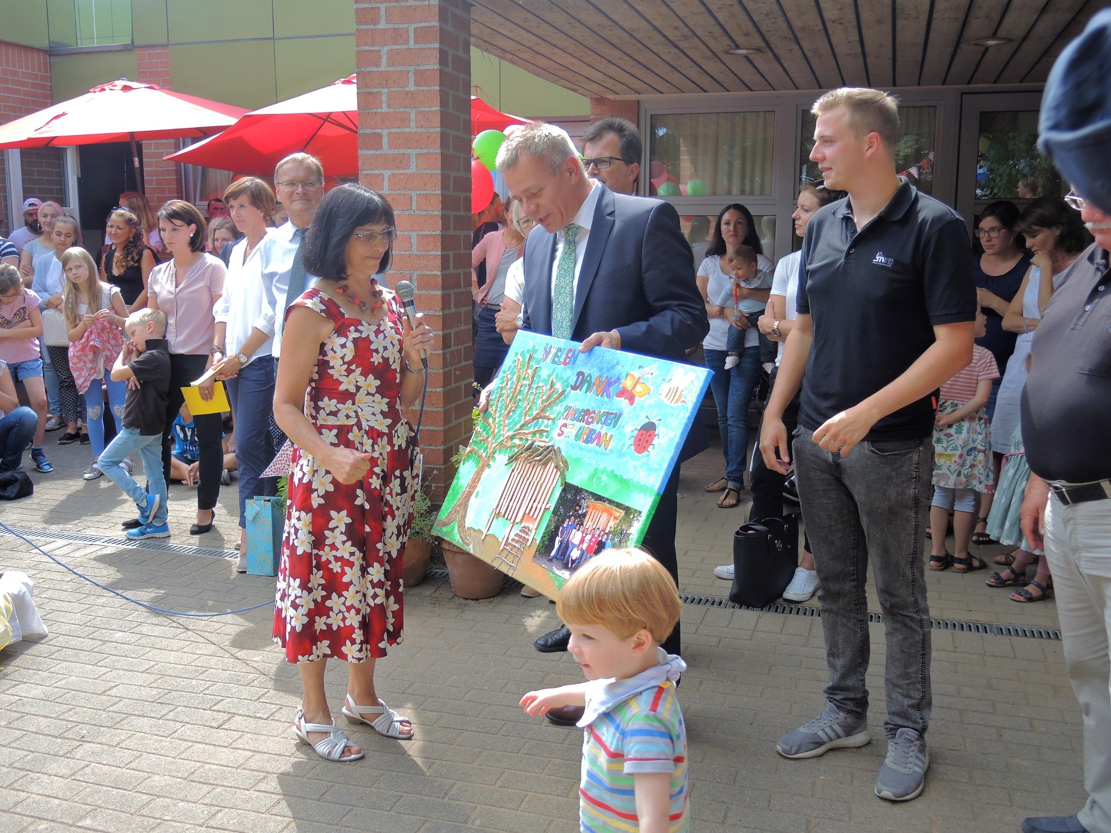 Einweihungsfeier der Stelzenhäuser