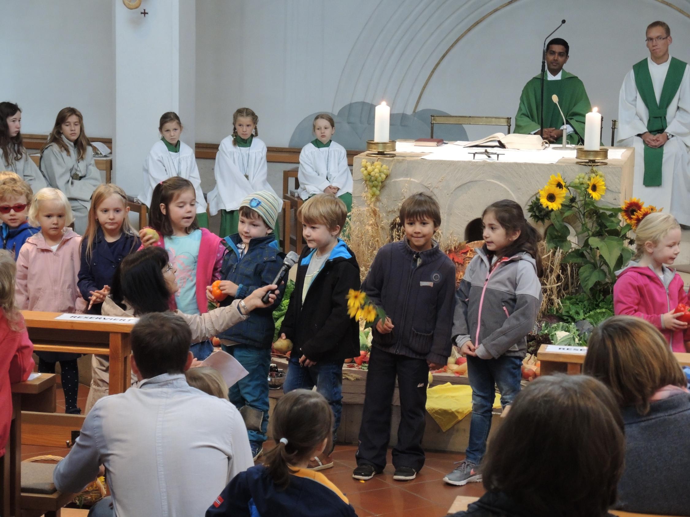 Familiengottesdienst zum Erntedankfest in St. Urban