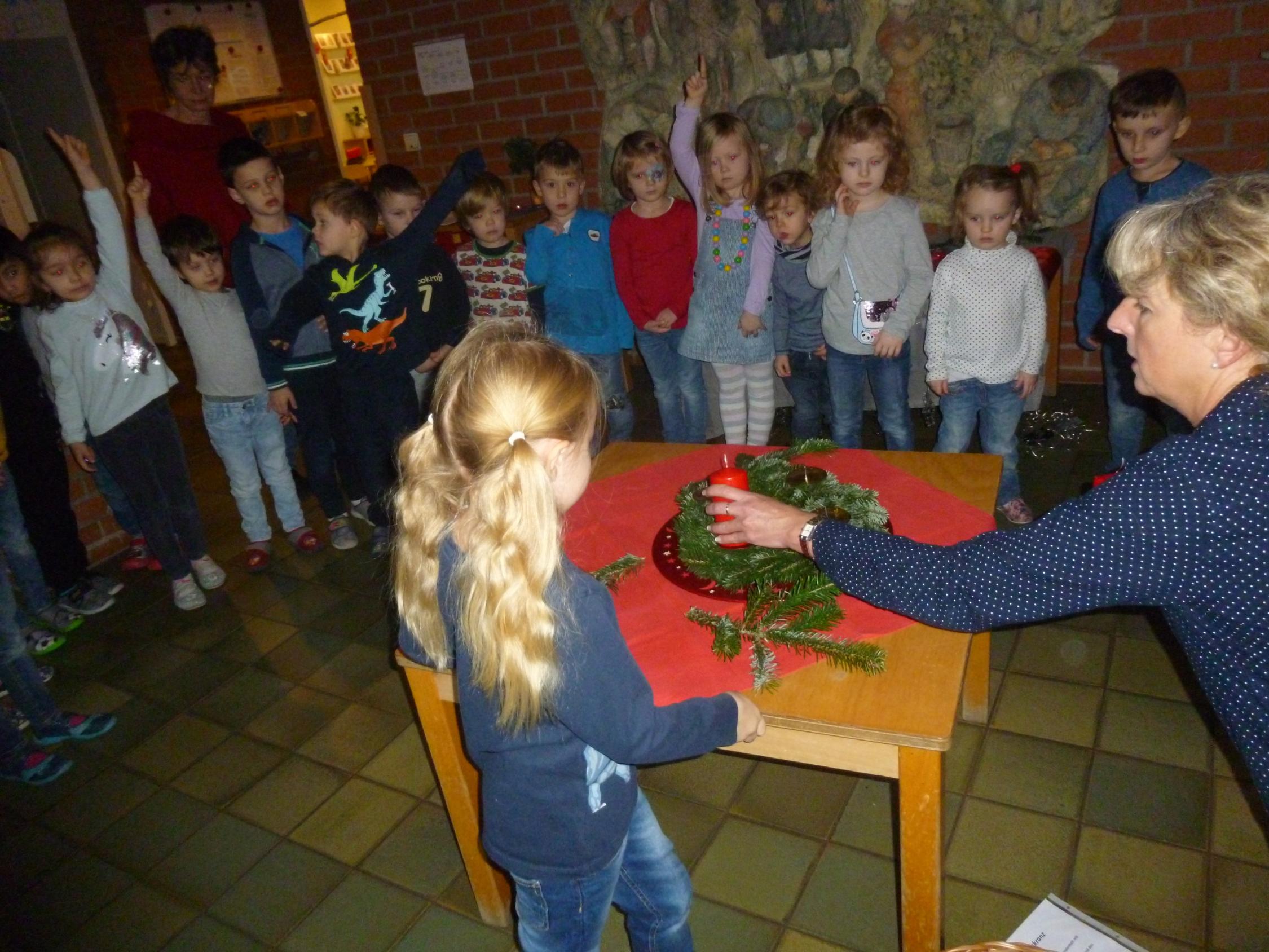 Die Vorweihnachtszeit im Kindergarten St Urban