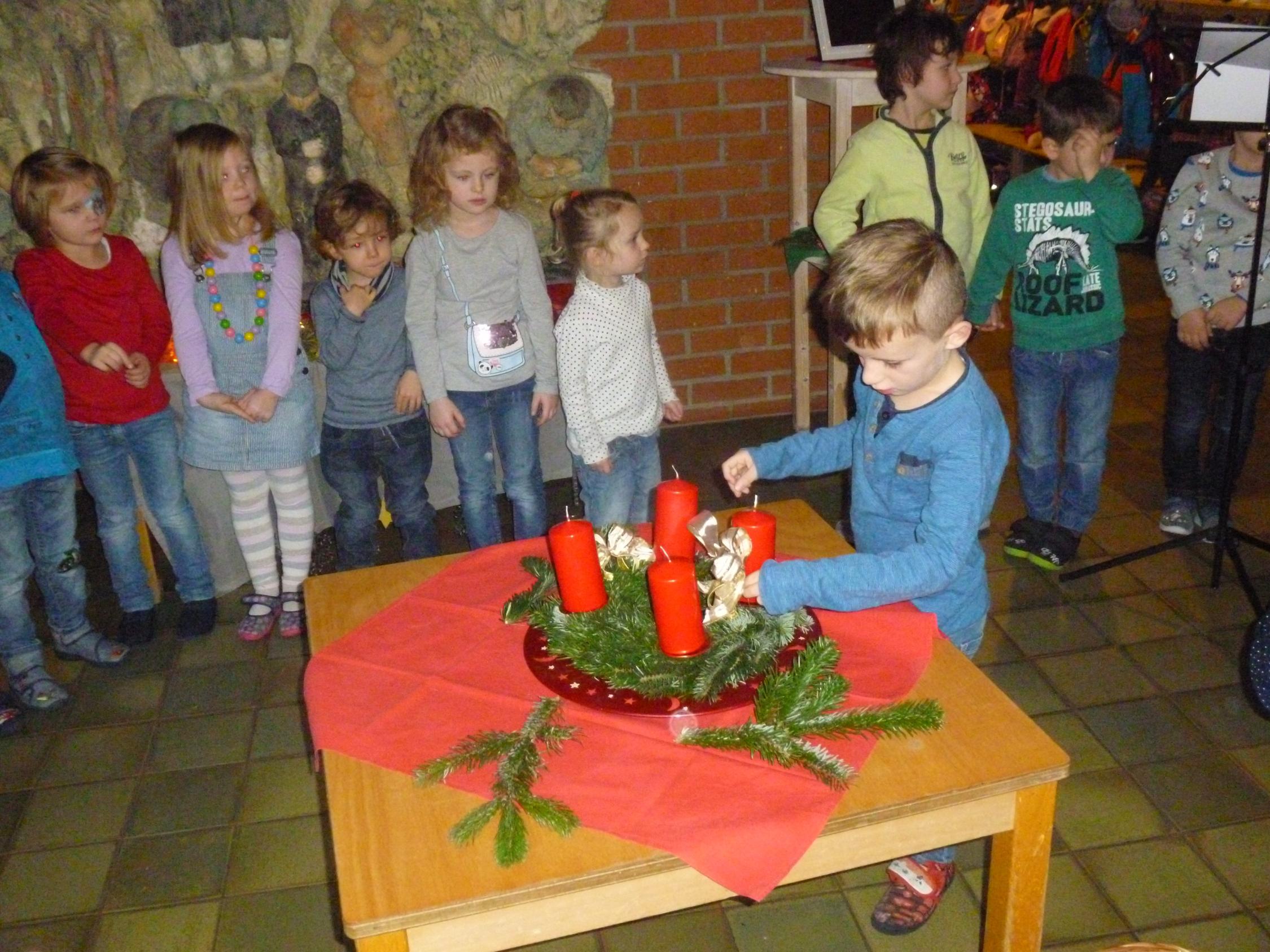 Die Vorweihnachtszeit im Kindergarten St Urban