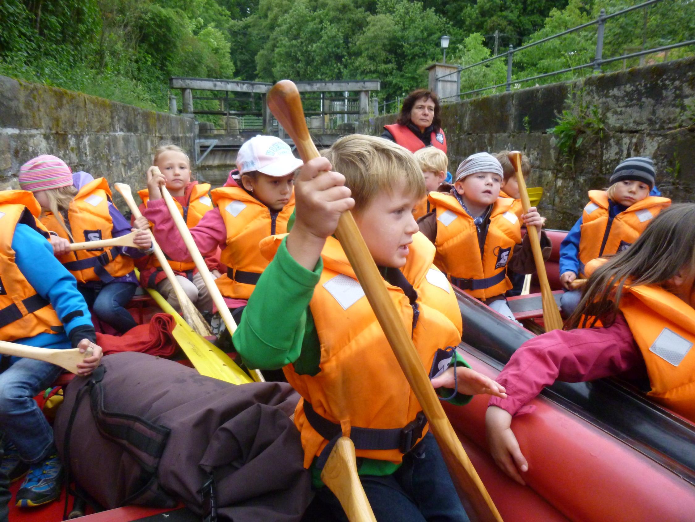 Kanufahrt auf der Regnitz