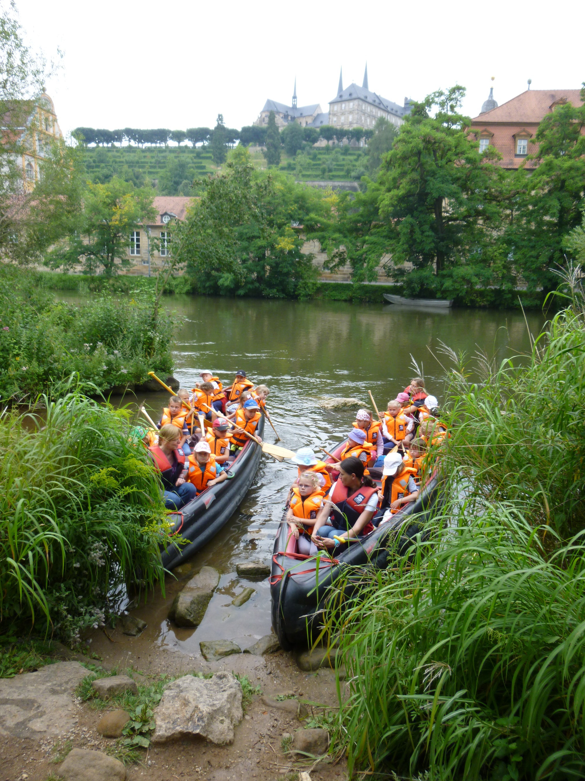 Kanufahrt auf der Regnitz