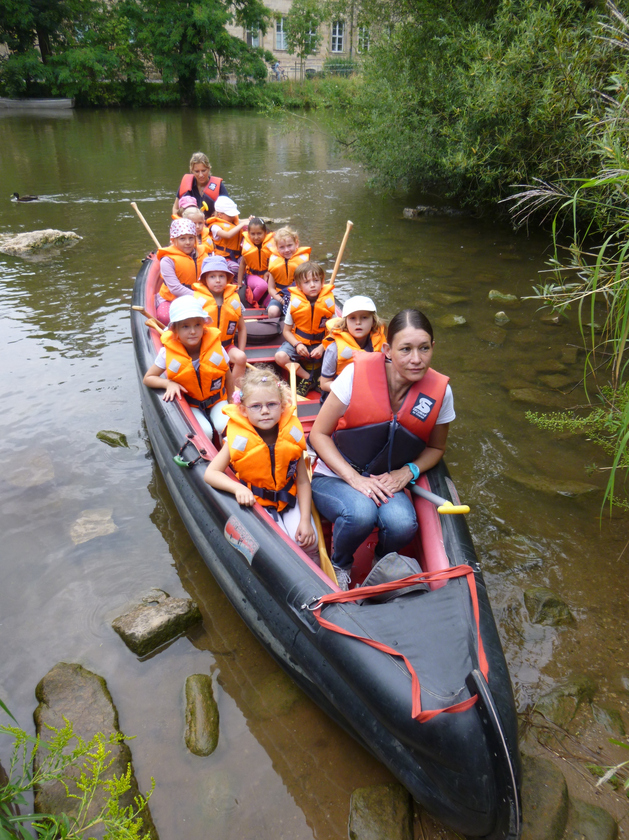 Kanufahrt auf der Regnitz