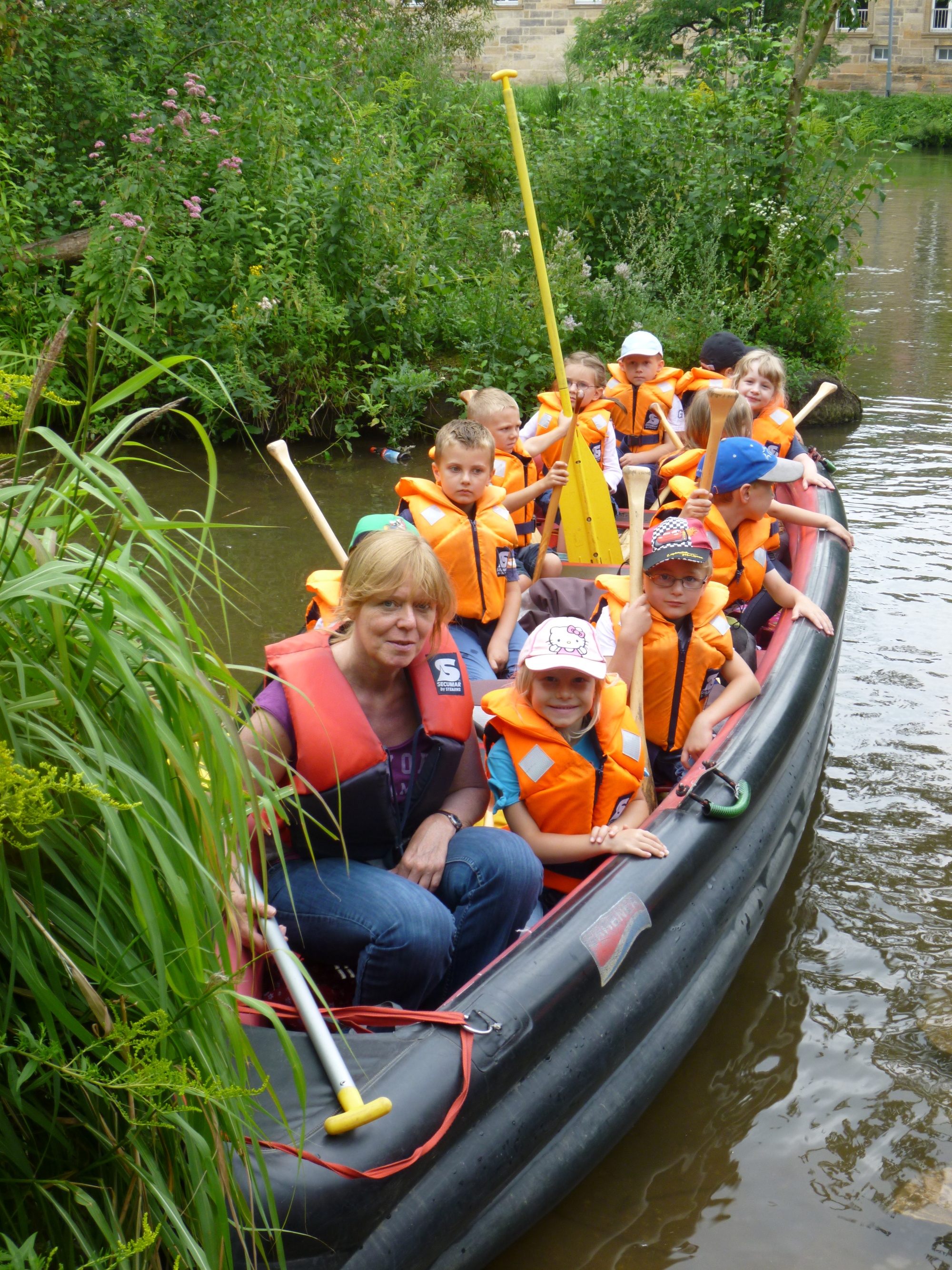 Kanufahrt auf der Regnitz