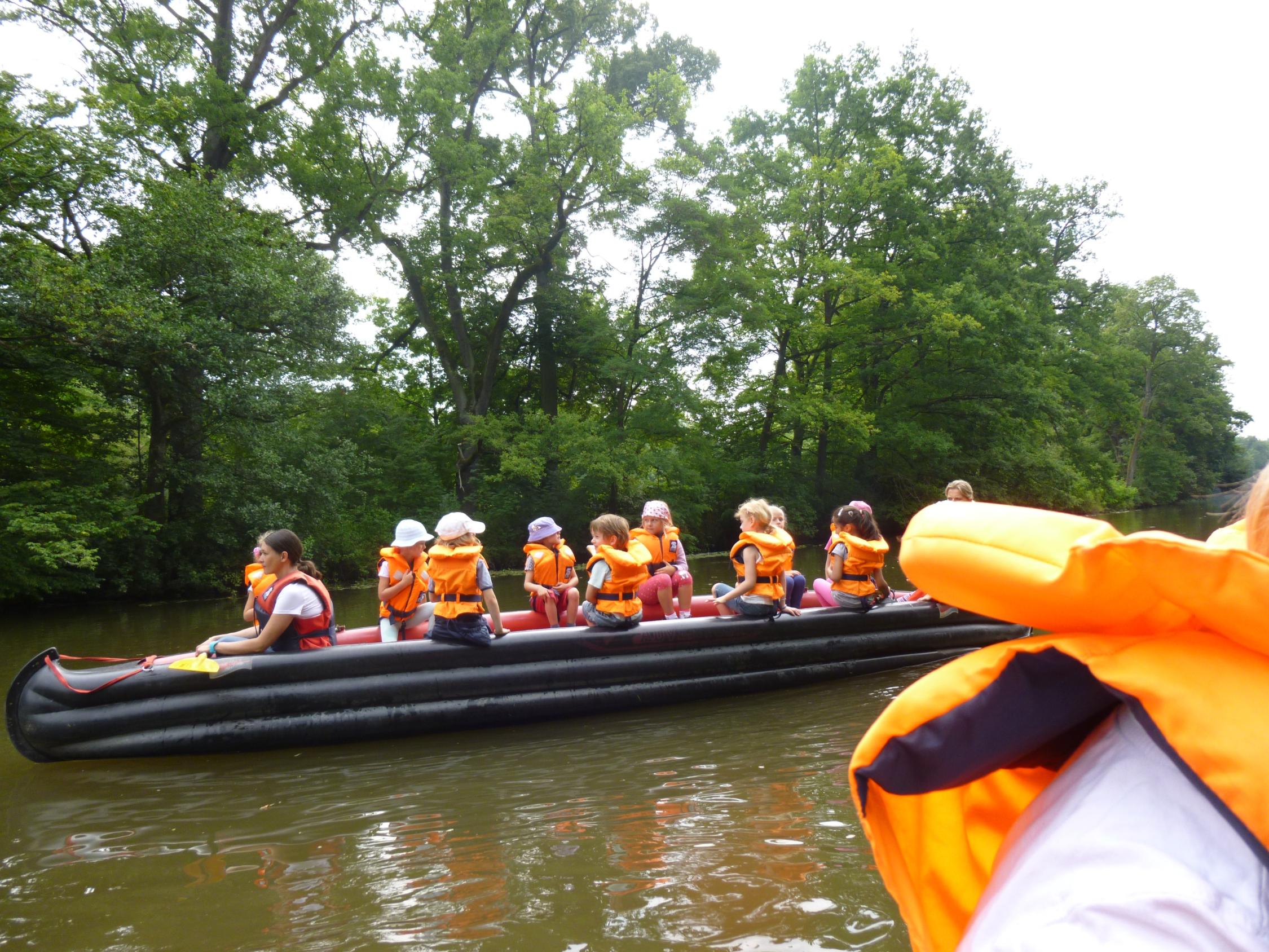 Kanufahrt auf der Regnitz