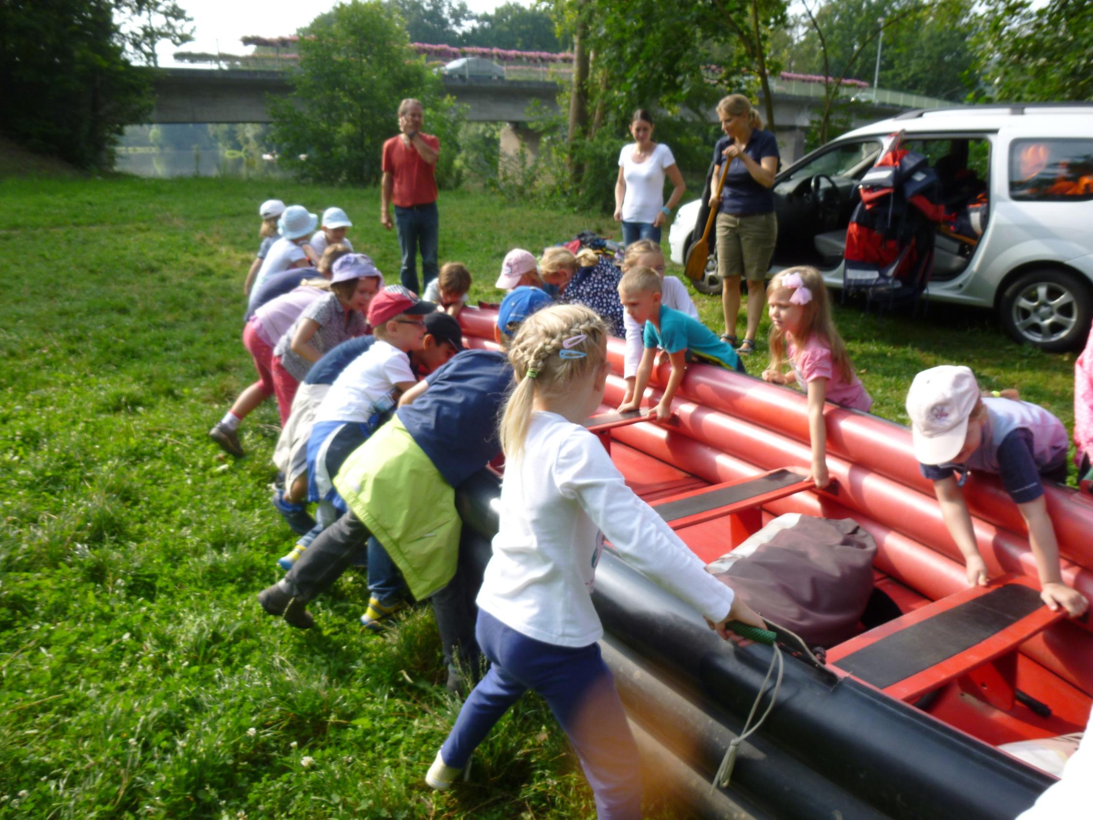 Kanufahrt auf der Regnitz