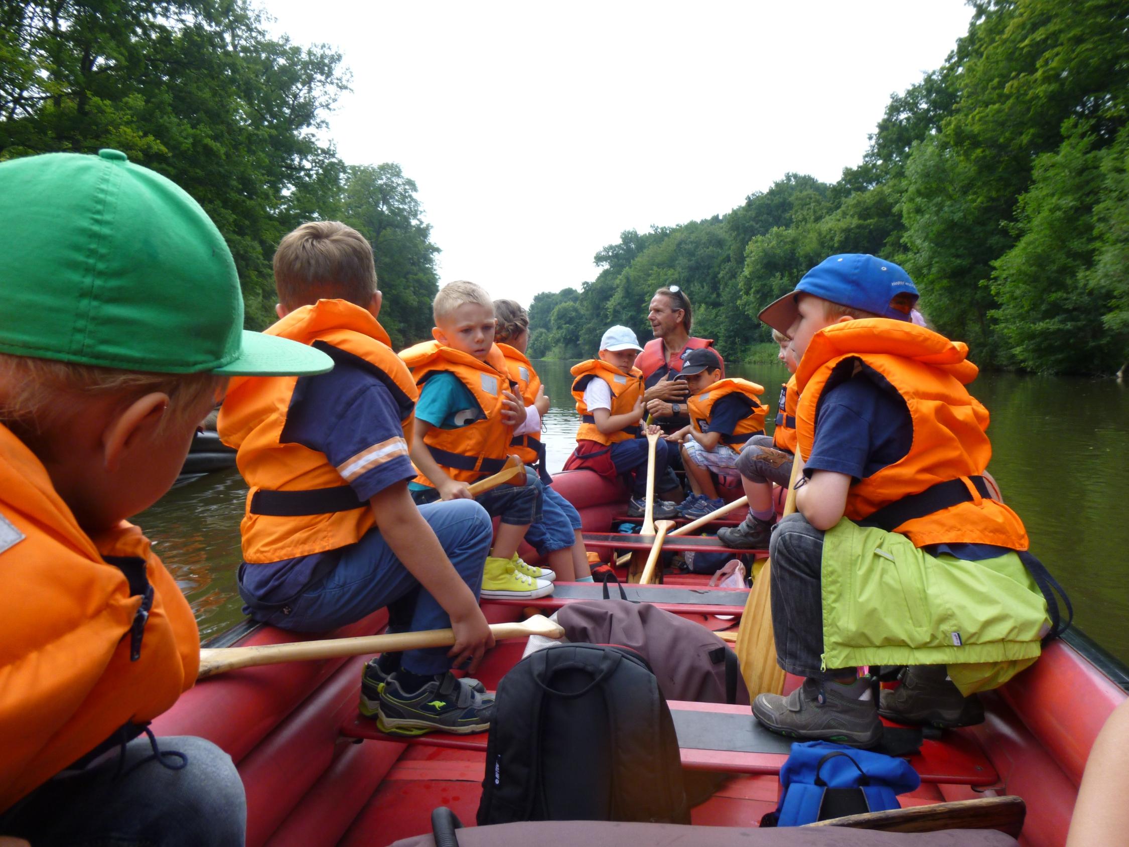 Kanufahrt auf der Regnitz