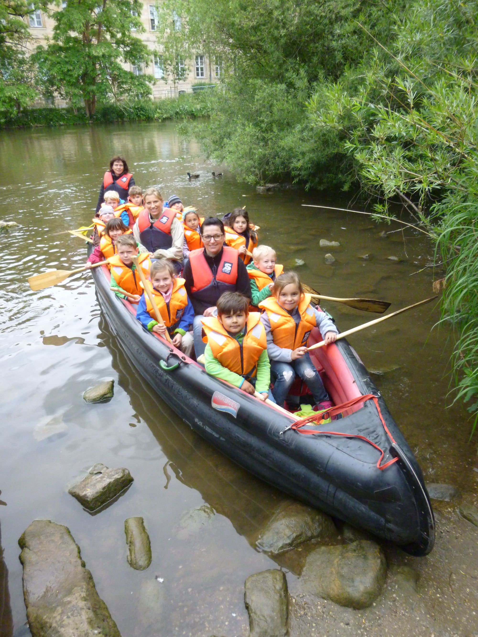 Kanufahrt auf der Regnitz