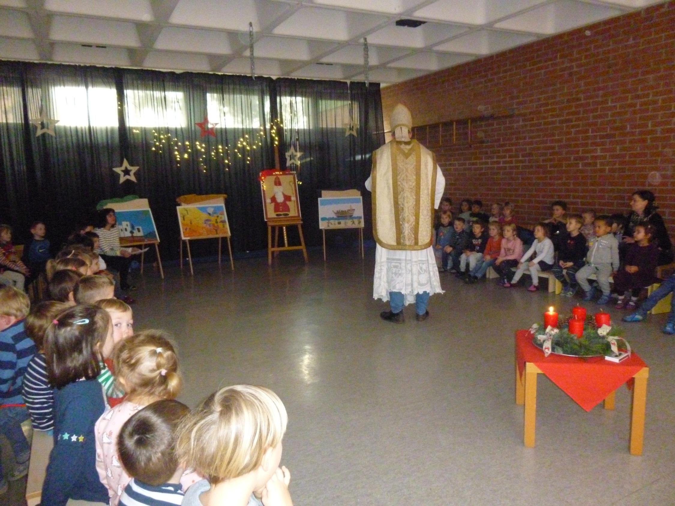 Nikolausfeier im Kindergarten St. Urban