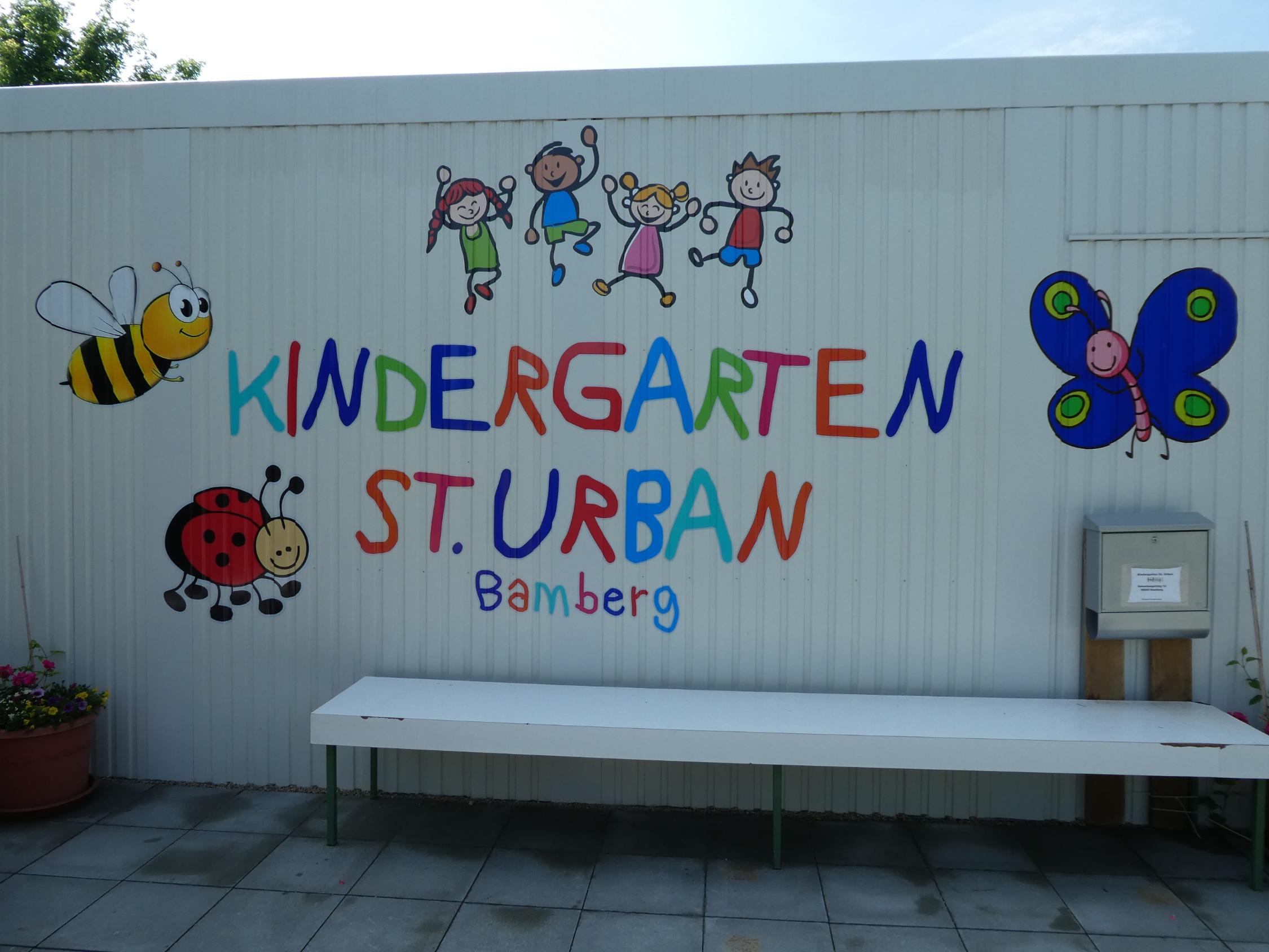 Segnung des Containerkindergartens