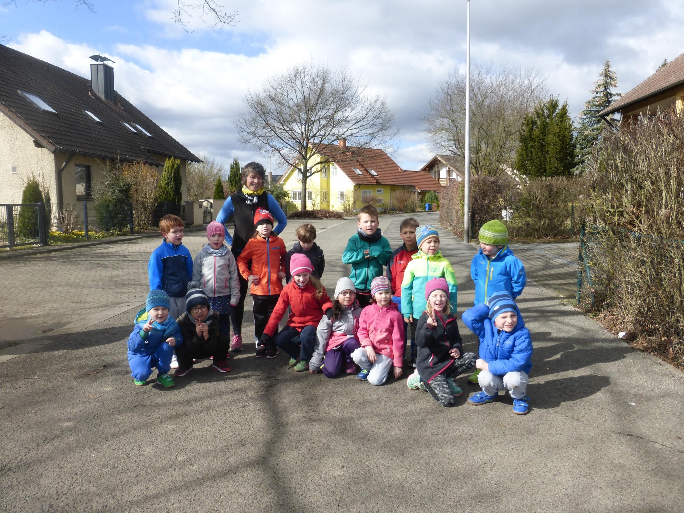 Training für den Bambini - Weltkulturerbelauf