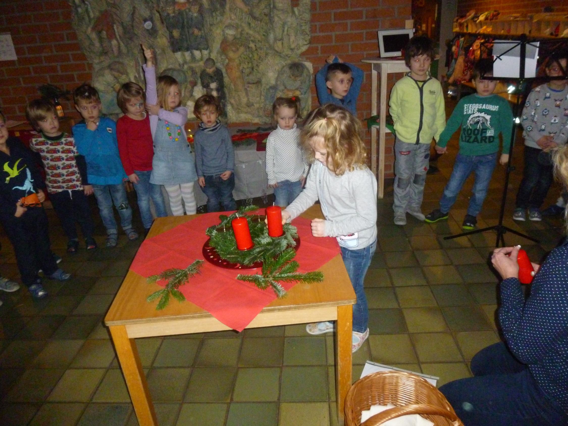 Die Vorweihnachtszeit im Kindergarten St Urban